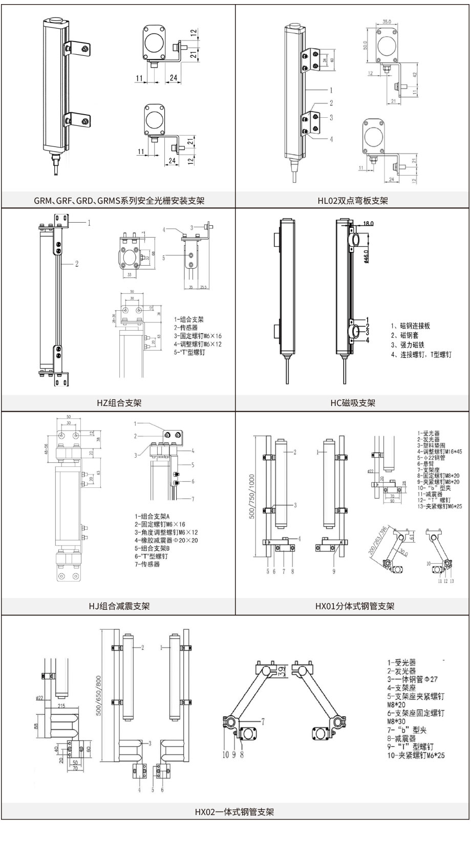 漫反射安全光柵安裝示意圖